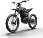 Electric Dirt Bike for Adults, Electric Motorcycle with Dual Brake System/Full Suspension, Off-Road Adventure