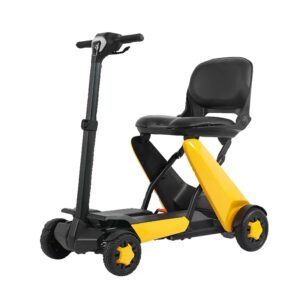 New Design Portable Lightweight Remote Control Folding Mobility Scooter 4 Wheels Elderly Walker